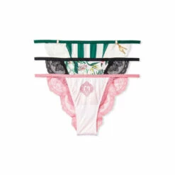 Victoria’s Secret Victoria's Secret 3 Pack Lace String Bikini Panties