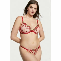 Victoria’s Secret Victoria's Secret Chili Pepper Embroidery Thong Panty -Victoria's Secret Shop unnamed file 1619