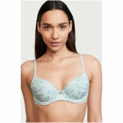 Victoria’s Secret Victoria's Secret Ballad Blue Ombre Lace Lightly Lined Demi Bra