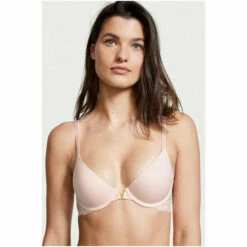 Victoria’s Secret Victoria's Secret Sweet Nougat Nude Smooth Front Fastening Lightly Lined Demi Bra