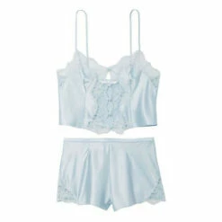 Victoria’s Secret Victoria's Secret ButtonFront Satin Lace Cami Set -Victoria's Secret Shop unnamed file 5349
